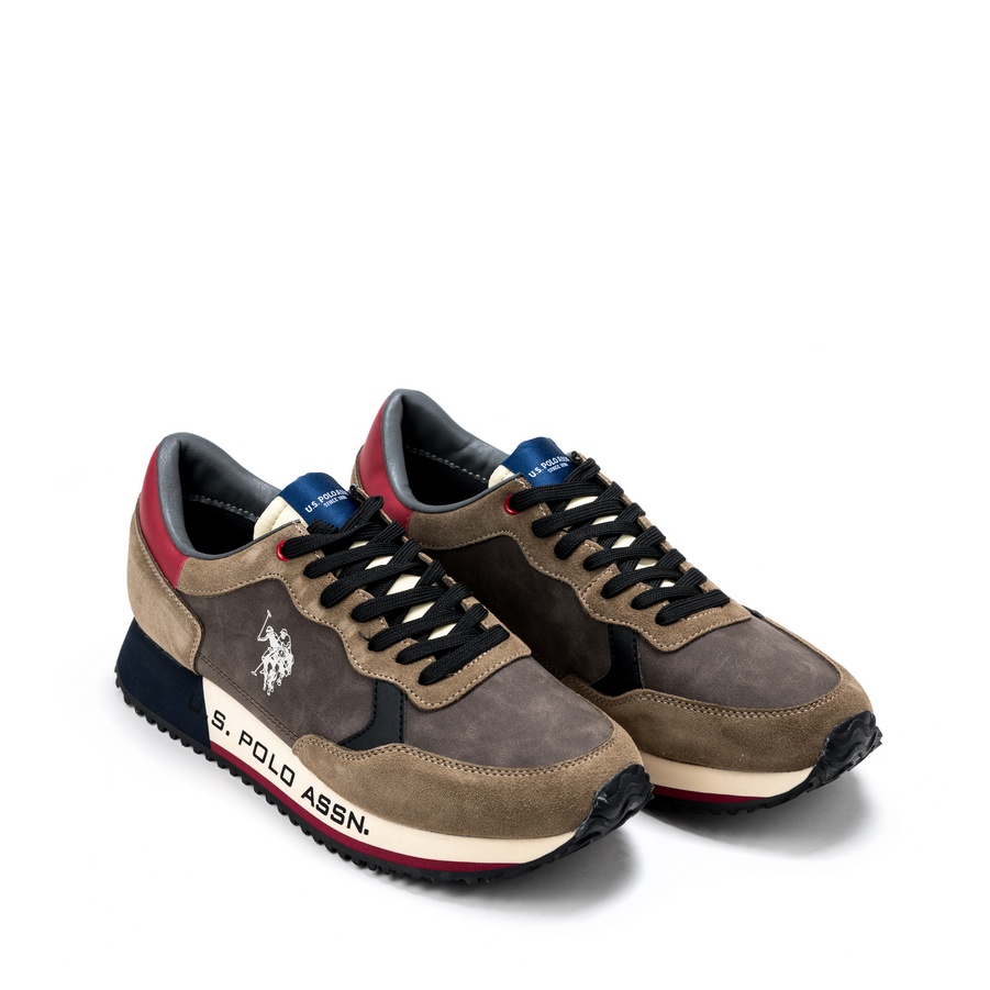 Muške plitke patike U.S.POLO-CLEEF005 braon ravne 6 16324 u s polo cleef005 taupe 2